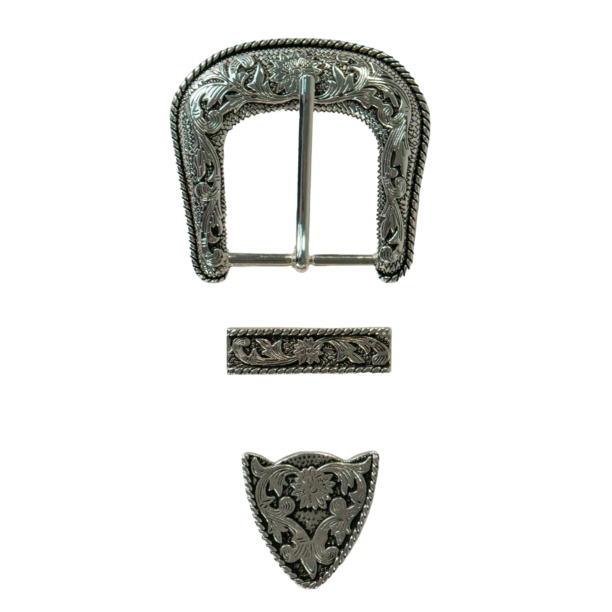 1.5" Floral #21 Buckle Set