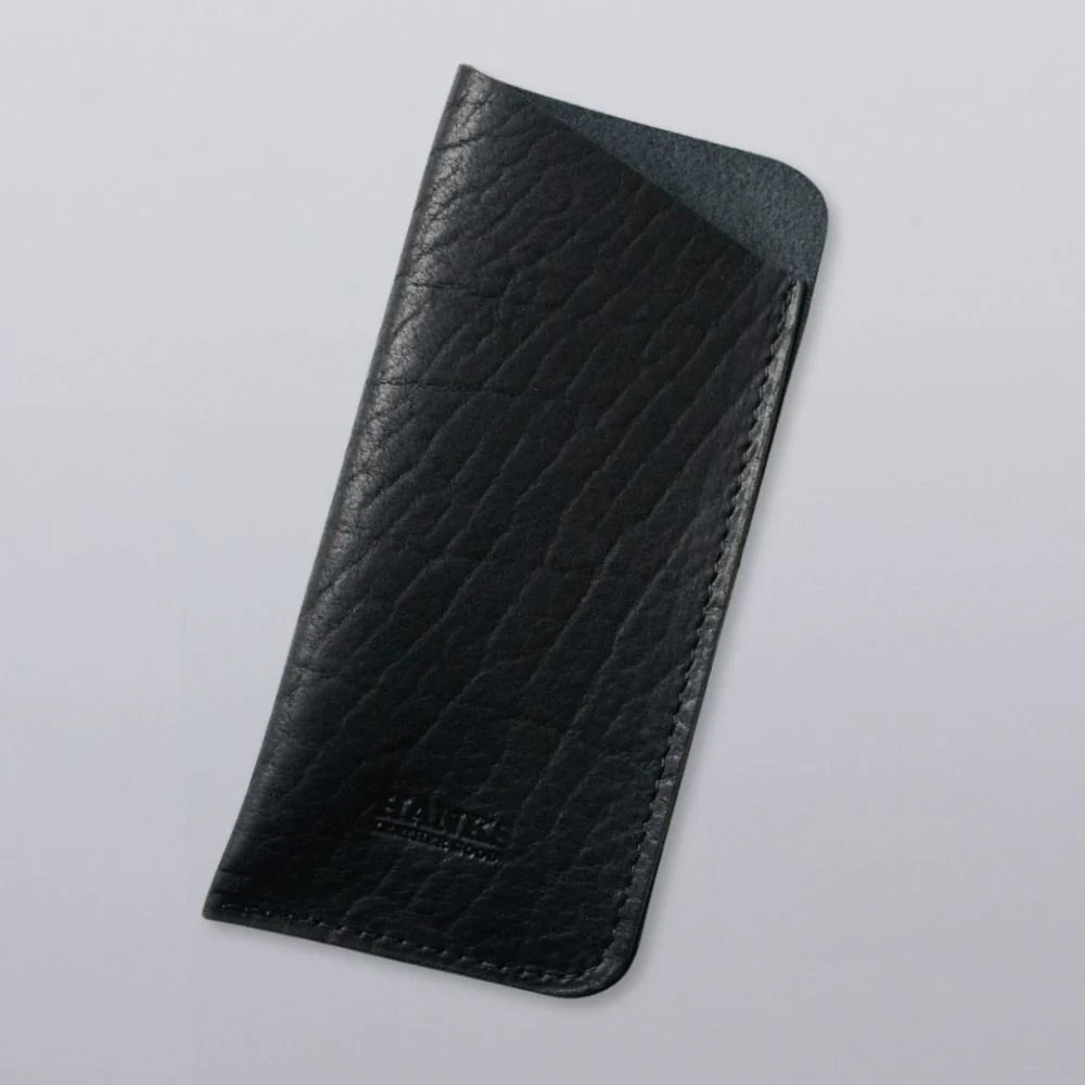 Bison Leather Eyeglass Case - Image 4