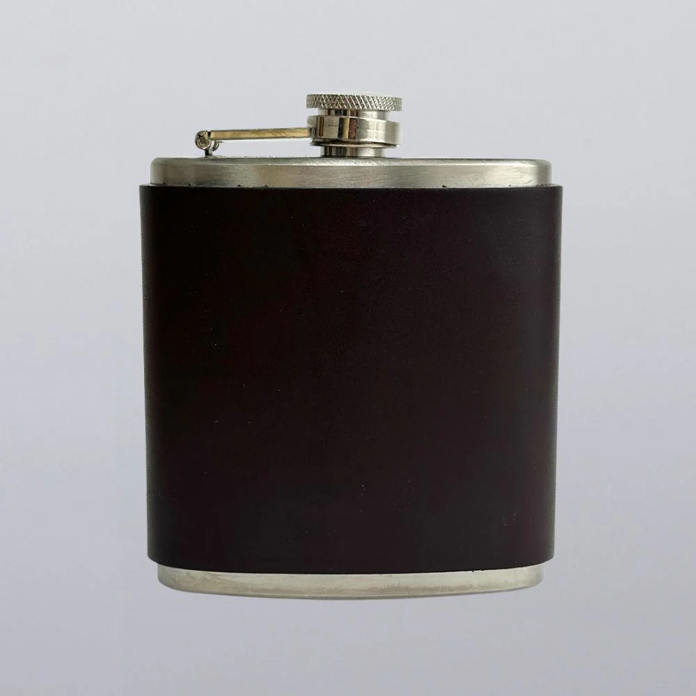 Leather Covered Flask - Image 11